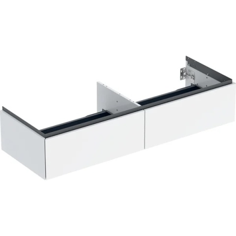 GEBERIT ONE Szafka pod umywalkę nablatową 135 cm, biały połysk