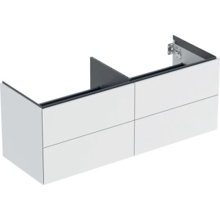 GEBERIT ONE Szafka pod umywalkę nablatową 135 cm, biały mat