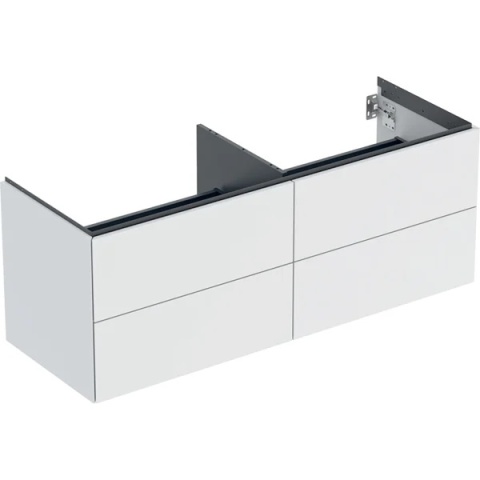 GEBERIT ONE Szafka pod umywalkę nablatową 135 cm, biały mat