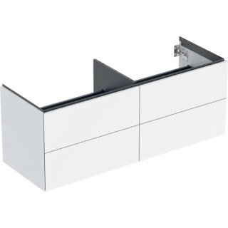 GEBERIT ONE Szafka pod umywalkę nablatową 135 cm, biały połysk
