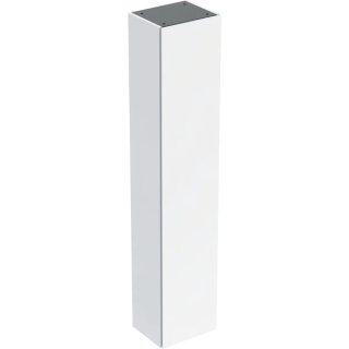 GEBERIT ONE Wysoka szafka 36 cm z jednymi drzwiami, biały połysk