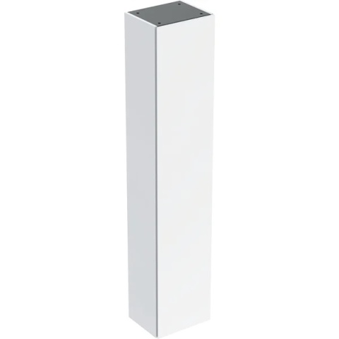 GEBERIT ONE Wysoka szafka 36 cm z jednymi drzwiami, biały połysk
