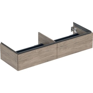 GEBERIT ONE Szafka pod umywalkę nablatową 135 cm, orzech hickory