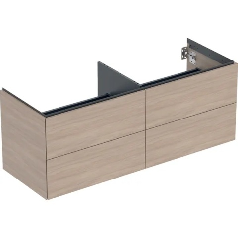GEBERIT ONE Szafka pod umywalkę nablatową 135 cm, dąb