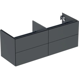 GEBERIT ONE Szafka pod umywalkę nablatową 135 cm, czarny