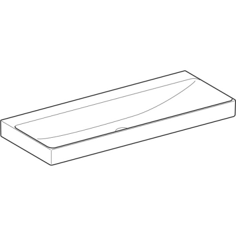 GEBERIT ONE Umywalka 120 cm, bez otworu na baterie