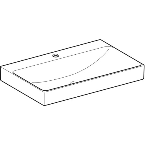 GEBERIT ONE Umywalka 75 cm, z otworem centralnym na baterie
