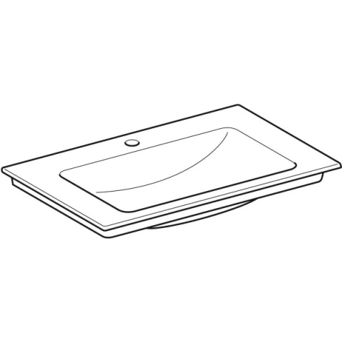 GEBERIT ONE Umywalka meblowa 75 cm, z otworem na baterie