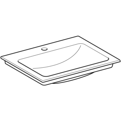 GEBERIT ONE Umywalka meblowa 60 cm, z otworem na baterie