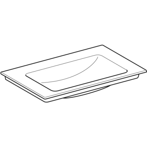 GEBERIT ONE Umywalka meblowa 75 cm, bez otworu na baterie