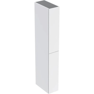 GEBERIT ONE Wysoka szafka 24 cm z dwoma schowkami wysuwanymi, biały mat