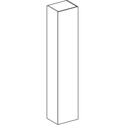 GEBERIT ONE Wysoka szafka 36 cm z jednymi drzwiami, lava