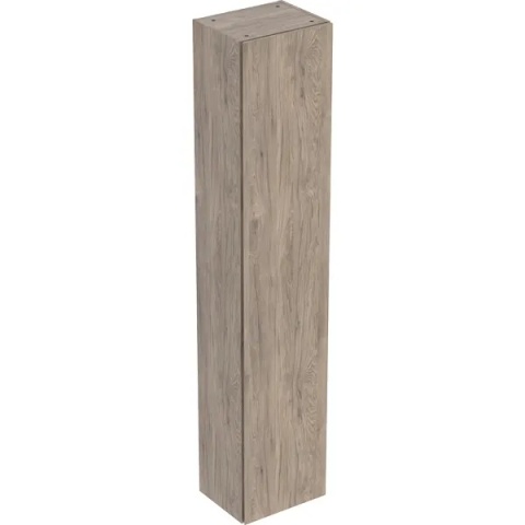 GEBERIT ONE Wysoka szafka 36 cm z jednymi drzwiami, orzech hickory