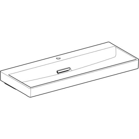 GEBERIT Umywalka Geberit ONE CleanDrain 120 cm, z otworem centralnym na baterie