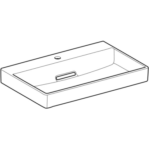 GEBERIT Umywalka Geberit ONE CleanDrain 75 cm, z otworem centralnym baterie