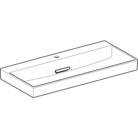 GEBERIT Umywalka Geberit ONE CleanDrain 105 cm, z otworem centralnym na baterie