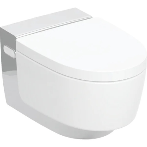 GEBERIT Urządzenie WC z funkcją higieny intymnej Geberit AquaClean Mera Comfort, wisząca miska WC, chrom