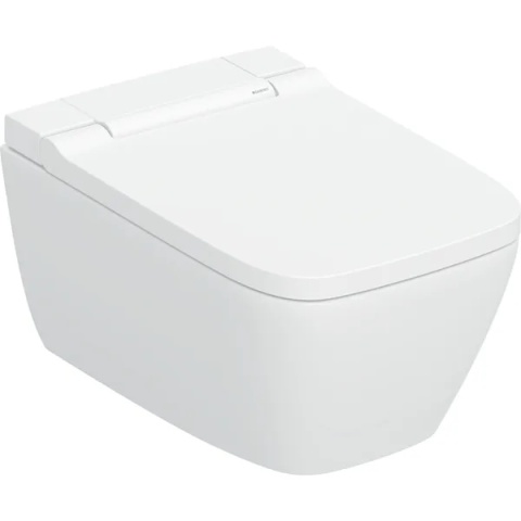 GEBERIT Urządzenie WC z funkcją higieny intymnej Geberit AquaClean Sela, wisząca miska WC, prostokątna, biały