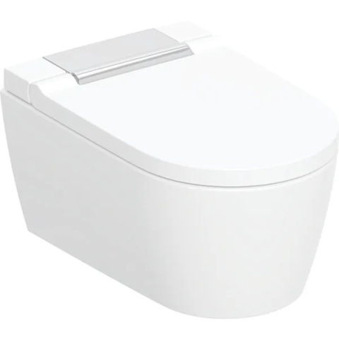 GEBERIT Urządzenie WC z funkcją higieny intymnej Geberit AquaClean Sela, wisząca miska WC, chrom