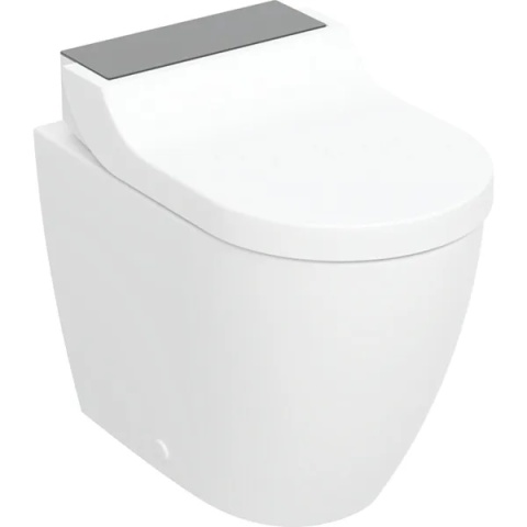 GEBERIT Urządzenie WC z funkcją higieny intymnej Geberit AquaClean Tuma Comfort, stojąca miska WC, czarne szkło