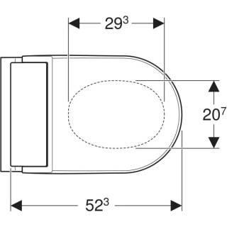 GEBERIT Urządzenie WC z funkcją higieny intymnej Geberit AquaClean Tuma Comfort, stojąca miska WC, białe szkło