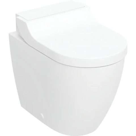 GEBERIT Urządzenie WC z funkcją higieny intymnej Geberit AquaClean Tuma Comfort, stojąca miska WC, białe szkło