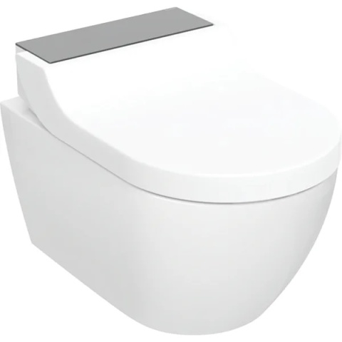 GEBERIT Urządzenie WC z funkcją higieny intymnej Geberit AquaClean Tuma Comfort, wisząca miska WC, czarne szkło
