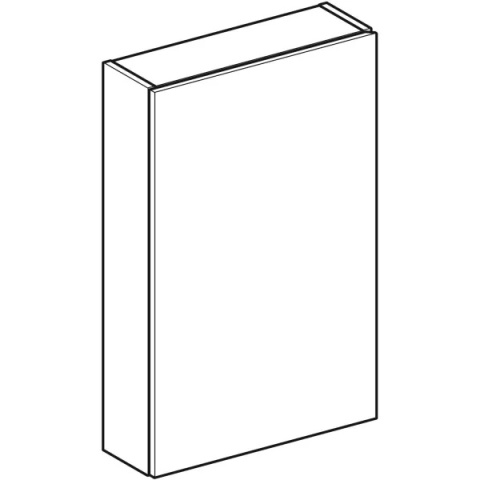 GEBERIT ONE Górna szafka prostokątna 45 cm, lava