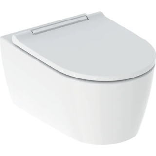 GEBERIT ONE Miska WC TurboFlush w zestawie z deską sedesową, biała