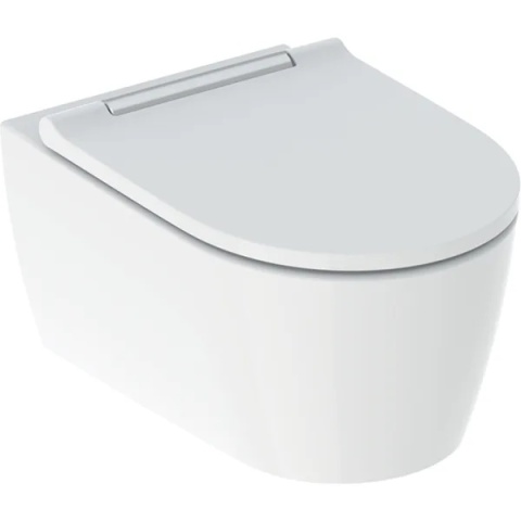 GEBERIT ONE Miska WC TurboFlush w zestawie z deską sedesową, biała