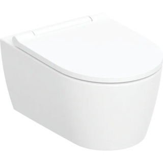 GEBERIT ONE Miska WC TurboFlush w zestawie z deską sedesową, biały mat