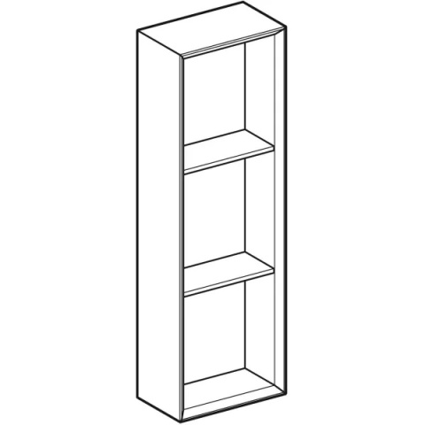 GEBERIT ONE Regał prostokątny, szerokość 22,5 cm, lava