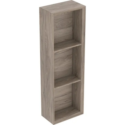 GEBERIT ONE Regał prostokątny, szerokość 22,5 cm, orzech hickory