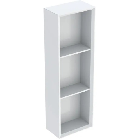 GEBERIT ONE Regał prostokątny, szerokość 22,5 cm, biały połysk