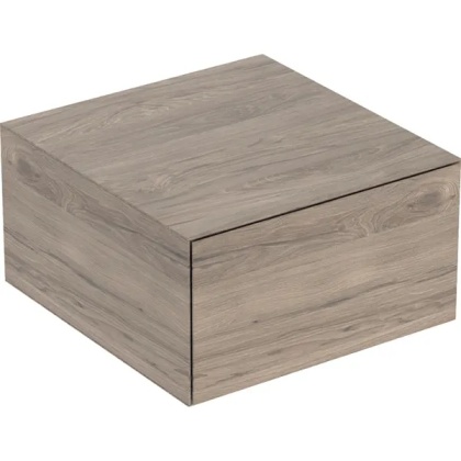 GEBERIT ONE Szafka boczna, z jedną szufladą, szerokość 45 cm, orzech hickory