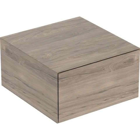GEBERIT ONE Szafka boczna, z jedną szufladą, szerokość 45 cm, orzech hickory