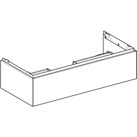 GEBERIT ONE Szafka pod umywalkę 105 cm, czarny