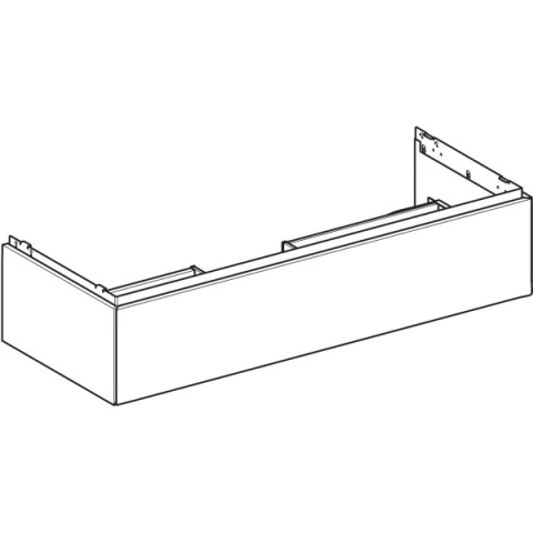 GEBERIT ONE Szafka pod umywalkę 120 cm, biały połysk