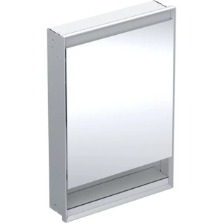 GEBERIT ONE Szafka z lustrem i wnęką, podtynkowa wysokość 90 cm, aluminium