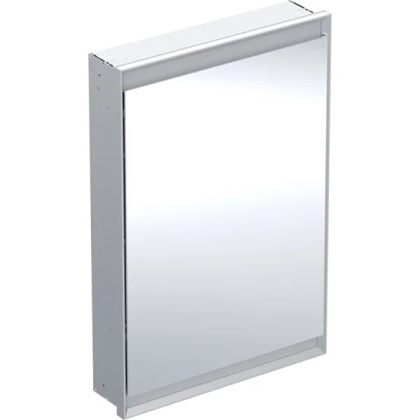 GEBERIT ONE Szafka z lustrem podtynkowa wysokość 90 cm, aluminium