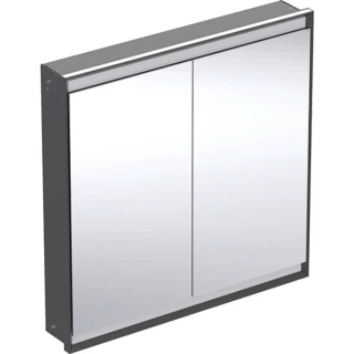 GEBERIT ONE Szafka z lustrem podtynkowa wysokość 90 cm, czarny mat