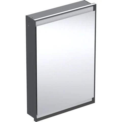 GEBERIT ONE Szafka z lustrem podtynkowa wysokość 90 cm, czarna
