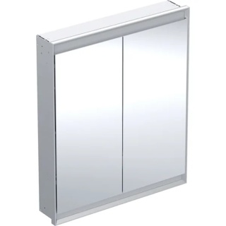 GEBERIT ONE Szafka z lustrem podtynkowa wysokość 90 cm, aluminium