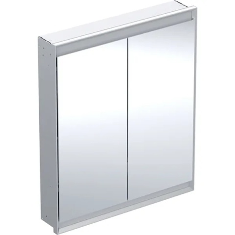 GEBERIT ONE Szafka z lustrem podtynkowa wysokość 90 cm, aluminium