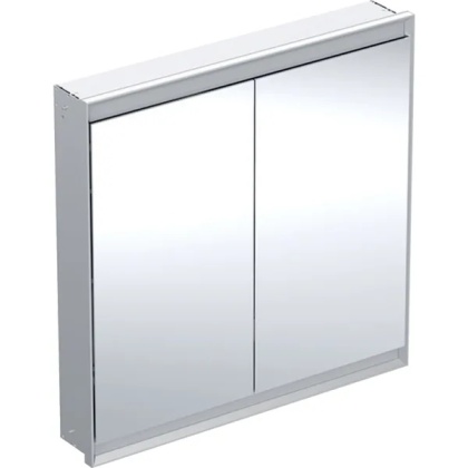 GEBERIT ONE Szafka z lustrem podtynkowa wysokość 90 cm, aluminium