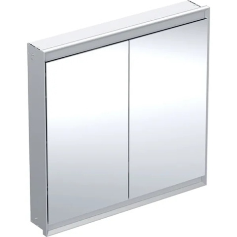 GEBERIT ONE Szafka z lustrem podtynkowa wysokość 90 cm, aluminium