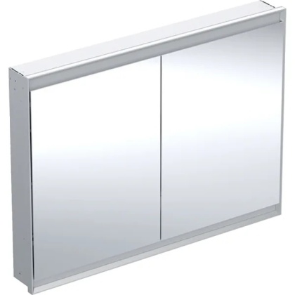 GEBERIT ONE Szafka z lustrem podtynkowa wysokość 90 cm, aluminium