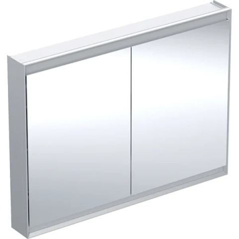 GEBERIT ONE Szafka z lustrem, wysokość 90 cm, szerokość 120 cm, aluminium