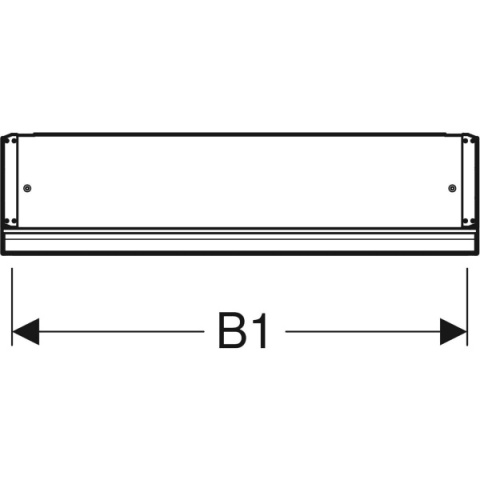 GEBERIT ONE Szafka z lustrem, wysokość 90 cm, szerokość 60 cm, biała
