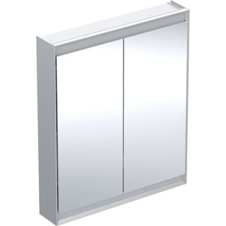GEBERIT ONE Szafka z lustrem, wysokość 90 cm, szerokość 75 cm, aluminium